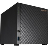 Asustor Drivestor 4 incl. 4x Seagate IronWolf 4 TB harde schijf nas Zwart, USB