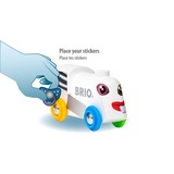 BRIO Sticker-Locomotief Speelgoedvoertuig 