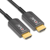 Club 3D Ultra High Speed AOC HDMI 2.1 gecertificeerde unidirectioneel kabel male-male Zwart, 10 meter, 4K 120Hz, 8K 60Hz, 48Gbps
