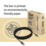 Club 3D Ultra High Speed AOC HDMI 2.1 gecertificeerde unidirectioneel kabel male-male Zwart, 10 meter, 4K 120Hz, 8K 60Hz, 48Gbps