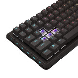 Corsair VANGUARD 96 RGB mechanisch gaming toetsenbord Zwart, US lay-out (QWERTY), Corsair MLX Plasma, 96%, RGB, Keycaps PBT double-shot, ABS single-shot, Hot-swap