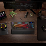 Corsair VANGUARD 96 RGB mechanisch gaming toetsenbord Zwart, US lay-out (QWERTY), Corsair MLX Plasma, 96%, RGB, Keycaps PBT double-shot, ABS single-shot, Hot-swap