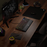 Corsair VANGUARD 96 RGB mechanisch gaming toetsenbord Zwart, US lay-out (QWERTY), Corsair MLX Plasma, 96%, RGB, Keycaps PBT double-shot, ABS single-shot, Hot-swap