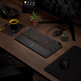 Corsair VANGUARD 96 RGB mechanisch gaming toetsenbord Zwart, US lay-out (QWERTY), Corsair MLX Plasma, 96%, RGB, Keycaps PBT double-shot, ABS single-shot, Hot-swap