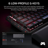 Corsair VANGUARD 96 RGB mechanisch gaming toetsenbord Zwart, US lay-out (QWERTY), Corsair MLX Plasma, 96%, RGB, Keycaps PBT double-shot, ABS single-shot, Hot-swap