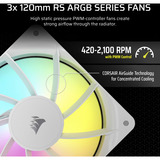 Corsair  waterkoeling Wit