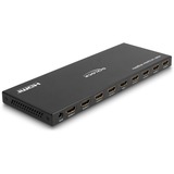 DeLOCK HDMI Splitter 1x HDMI in > 8x HDMI out, 4K 60Hz Zwart, met downscaler