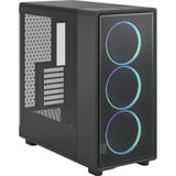 Fractal Design Epoch XL TG RGB midi tower behuizing Zwart | 2x USB-A | 1x USB-C | RGB | Tempered Glass