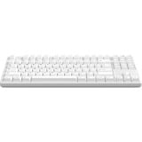 HelloGanss HS87T White RGB mechanisch toetsenbord Wit, US lay-out (QWERTY), Cherry MX Silent Red, 80% (TKL)	, RGB leds, PBT Doubleshot keycaps, hot swap, 2,4 GHz | Bluetooth | USB-C