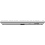HelloGanss HS87T White RGB mechanisch toetsenbord Wit, US lay-out (QWERTY), Cherry MX Silent Red, 80% (TKL)	, RGB leds, PBT Doubleshot keycaps, hot swap, 2,4 GHz | Bluetooth | USB-C