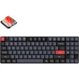 Keychron K13 Pro-H1, toetsenbord Zwart, US lay-out, Gateron Low Profile Mechanical Red, 80% TKL, RGB leds, Low-Profile Double-shot PBT, hot swap, Bluetooth 5.1