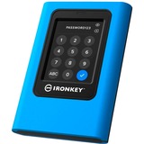 Kingston IronKey Vault Privacy 80 3.84 TB externe SSD Blauw/zwart, IKVP80ES/3840G, USB-C