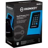 Kingston IronKey Vault Privacy 80 3.84 TB externe SSD Blauw/zwart, IKVP80ES/3840G, USB-C