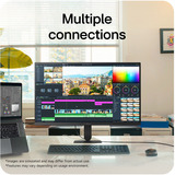 LG UltraFine 27U711B 27" 4K Ultra HD monitor Zwart, 1x DisplayPort, 1x HDMI
