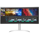LG UltraWide 38WP85C-W 38" Curved UltraWide Gaming Monitor Wit, 2x HDMI, DisplayPort, 2x USB-A 3.2 (5 Gbit/s), USB-C
