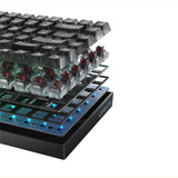 Lenovo Legion K510 Mini Pro RGB mechanisch gaming toetsenbord Zwart, US lay-out (QWERTY), 75%, Brown switch, 75%, Hot swap, USB