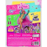 Mattel Barbie Extra Doll 10 - Floral-Print Jacket with DJ Mouse Pet Pop 