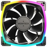 Montech RX120 PWM RGB case fan Zwart, 120 x 25 x 120 mm, 3-pin ARGB