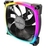 Montech RX120 PWM RGB case fan Zwart, 120 x 25 x 120 mm, 3-pin ARGB