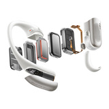 Shokz OpenFit Pro open-ear hoofdtelefoon Wit