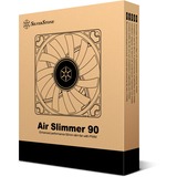 SilverStone Air Slimmer 90 case fan Zwart, 4-pins PWM fan-connector