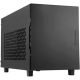 SilverStone SUGO 15 cube behuizing Zwart | 2x USB-A | 1x USB-C