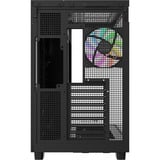 Thermaltake View 380 XL WS ARGB midi tower behuizing Zwart/houtkleur | 2x USB-A | 1x USB-C | RGB | Tempered Glass