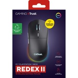 Trust GXT 926 Redex II draadloze gaming muis Zwart, RGB | 200 - 10.000 dpi | 2,4 GHz | PS 4/5 | XBOX series X/S