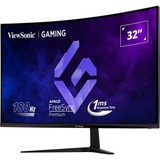 ViewSonic VX3218C-2K 32" Curved gaming monitor Zwart, 2x HDMI, 1x DisplayPort, 180 Hz