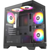 XYZ PC Gear Titanium View Lite midi tower behuizing Zwart | 2x USB-A | Tempered Glass