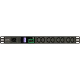 APC Easy Metered Rack PDU, 16A, 230V, (8)C13 Zwart, 8x C13, 1U, EPDU1016M
