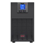 APC Easy UPS On-Line 3000VA SRV3KI-E ups Zwart, 2700 W, Tower, 6x C13 + 1x C19, Intelligente kaartsleuf, LCD