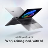 ASUS ExpertBook P5 P5405CSA-NZ0194X 14"  laptop Grijs | Core Ultra 7 258V | Intel Arc 140V | 32 GB | 512 GB SSD