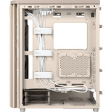 ASUS ProArt PA401 Wood Edition - Tempered Glass Panel midi tower behuizing Beige/houtkleur | 2x USB-A | 1x USB-C | Tempered Glass