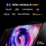 ASUS ROG Strix SCAR 18 G835LX-SA012W 18"  gaming laptop Zwart | Core Ultra 9 275HX | RTX 5090 | 64 GB | 4 TB SSD | 240 Hz