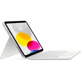 Apple Magic Keyboard Folio voor iPad (10e generatie), toetsenbord Wit, EU lay-out (QWERTY), Nederlands