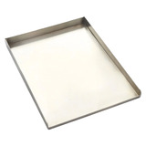 Barbecook Plancha voor Pedro grillplaat hoogwaardig roestvast staal