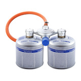 Cadac Dual Power Pak drukregelaar 30mbar, met 85cm gasslang