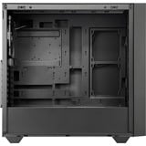 Chieftec Night Hunter midi tower behuizing Zwart | 2x USB-A | 1x USB-C | Tempered Glass