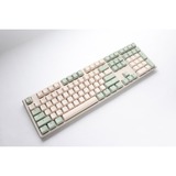 Ducky One 3 Matcha mechanisch toetsenbord Crème, US lay-out (QWERTY), Cherry MX Red, 100%, PBT Double Shot, hot swap