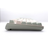 Ducky One 3 Matcha mechanisch toetsenbord Crème, US lay-out (QWERTY), Cherry MX Red, 100%, PBT Double Shot, hot swap