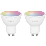 Hombli Smart Spot (5W) RGB+CCT Promo Pack ledlamp 2 stuks, dimbaar
