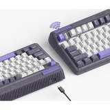 Iqunix OG80 Lavandin Wireless Mechanical Keyboard Lavendel, US lay-out (QWERTY), Cherry MX Red, 80% (TKL)	, Hot-swappable, PBT, 2.4GHz | Bluetooth 5.1 | USB-C
