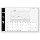 Iqunix OG80 Lavandin Wireless Mechanical Keyboard, gaming toetsenbord Lavendel, US lay-out, Cherry MX Red, 80% (TKL), Hot-swappable, PBT, 2.4GHz | Bluetooth 5.1 | USB-C