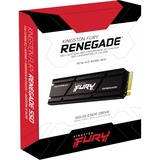 Kingston FURY Renegade met Heatsink 1 TB SSD Zwart, SFYRSK/1000G, M.2 2280, PCIe 4.0 NVMe