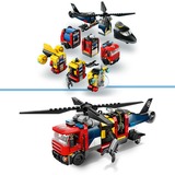 LEGO City - Helikopter, brandweerauto en onderzeeër remix Constructiespeelgoed 60462 | set van 3 modulaire voertuigen