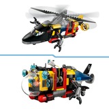 LEGO City - Helikopter, brandweerauto en onderzeeër remix Constructiespeelgoed 60462 | set van 3 modulaire voertuigen