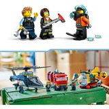 LEGO City - Helikopter, brandweerauto en onderzeeër remix Constructiespeelgoed 60462 | set van 3 modulaire voertuigen