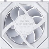 Lian Li UNI FAN SL-INF LCD FLEX 120 RGB case fans Wit, 3 stuks, 120 x 124 x 28 mm, PWM, incl. controller