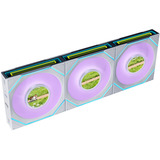 Lian Li UNI FAN SL-INF LCD FLEX 120 Wireless RGB case fans Wit, 3 stuks, 120 x 124 x 28 mm, PWM, 3 stuks